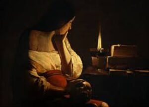 Georges de La Tour, The Penitent Magdalene (also known as Magdalene with the Smoking Flame), c. 1640.